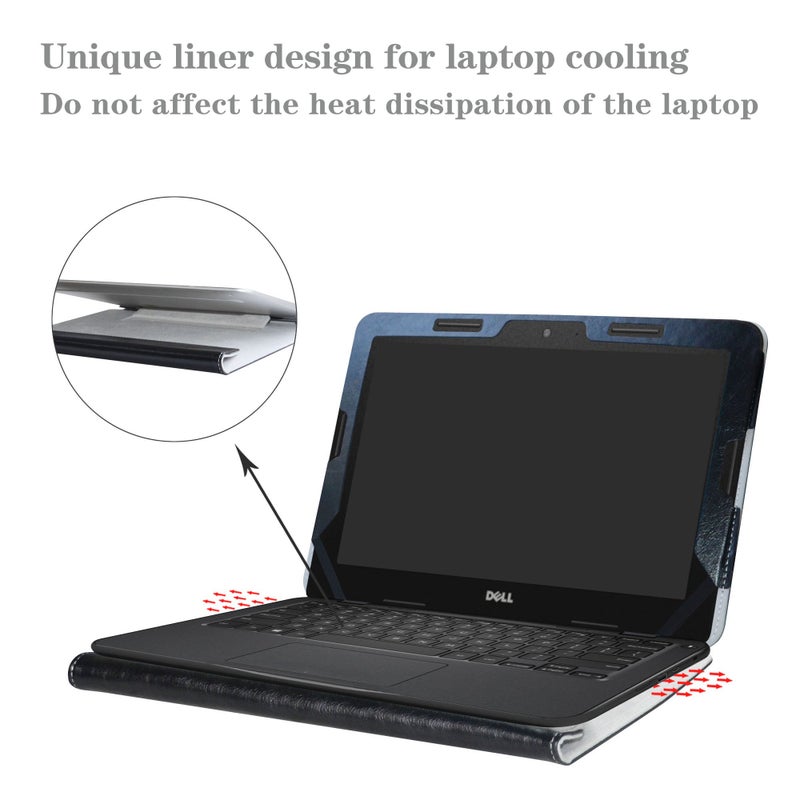 Alapmk Protective Case for Dell Chromebook 11 5190 3100 3110/Chromebook 5190 3100 3110 2-in-1 Education/Latitude 11 2-in-1 3190 3189 Education/Inspiron Chromebook 11 2-in-1 3181 11.6",Starry Night - Image 4